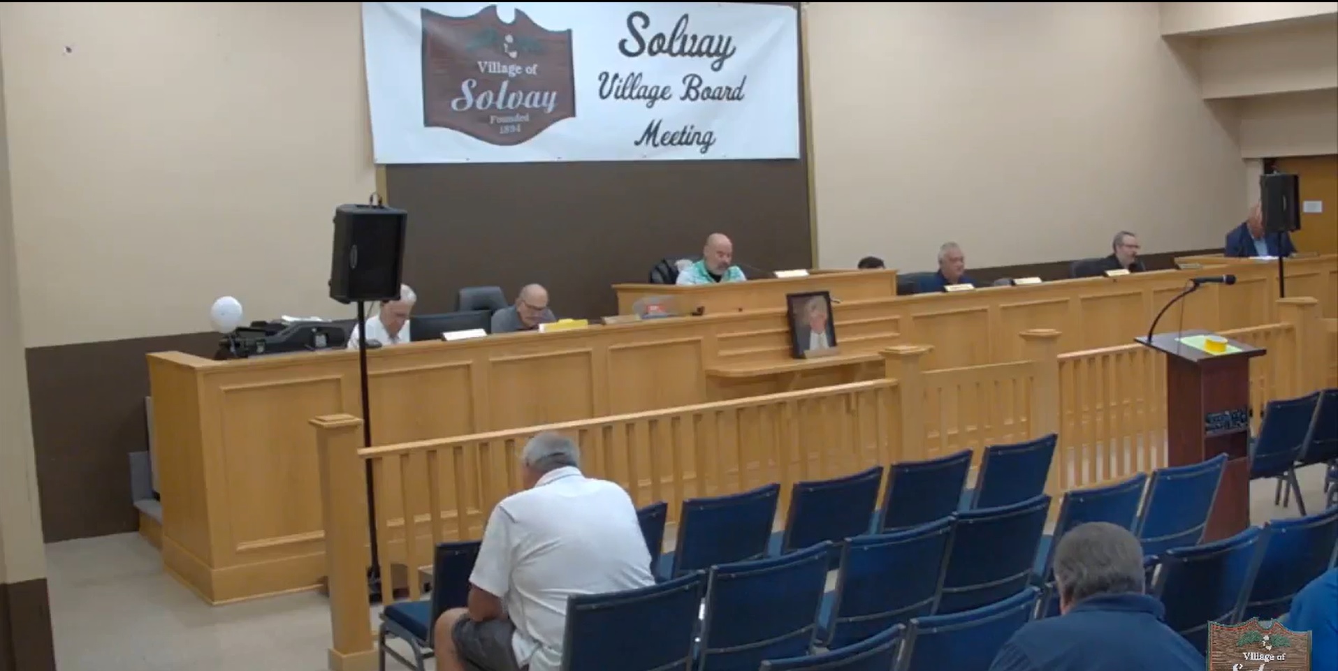 Village of Solvay Regular Board Meeting August 27th 2024.