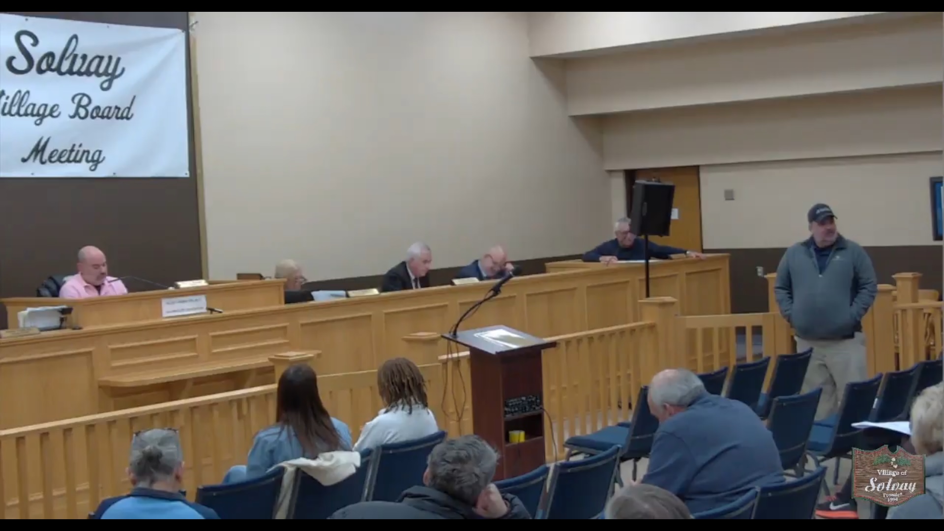 Village of Solvay March 24th Regular Board Meeting