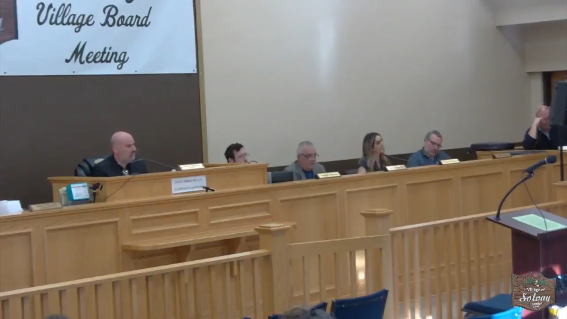 Village of Solvay Regular Board Meeting April 22nd 2025