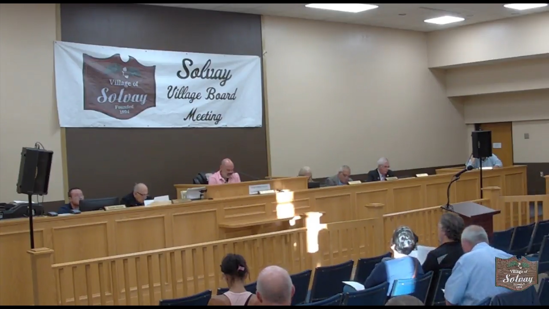 Village of Solvay September 22nd Regular Board Meeting